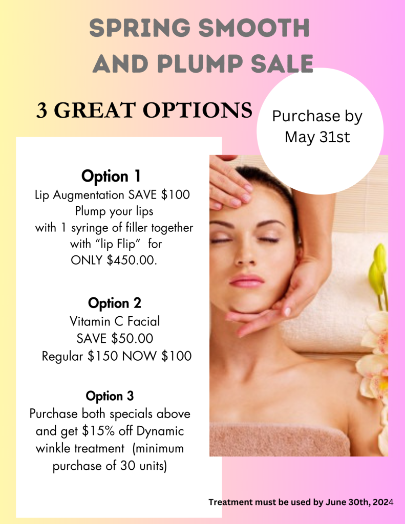 MCSC May 2024 specials - Spring Smooth and Plump Sale - 3 options to save