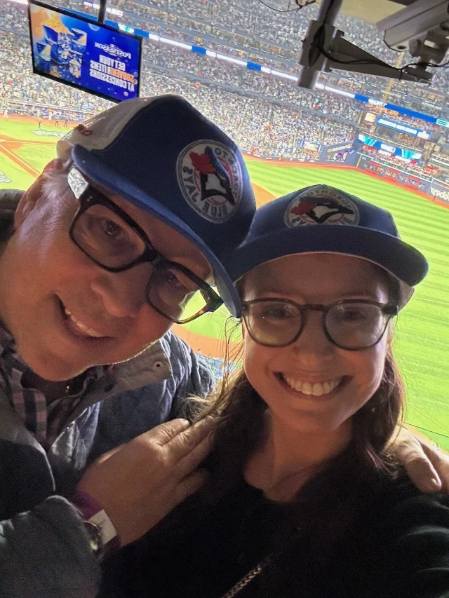 Even though the Jays fell short in game seven, the joy of sharing the experience with family made it a win in our hearts. Forever proud of our Blue Jays! 💙⚾️ #FamilyMoments #JaysPride