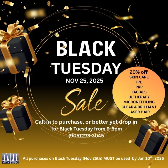 Get ready for an early Black Friday treat! TOMORROW ONLY!! 
Enjoy 20% off our amazing aesthetic services, including IPL, laser treatments, micro-needling, Facials, Skin Care and more. Swing by to snag your savings or pre-pay over the phone. Your skin will thank you—just 24 hours to shine!