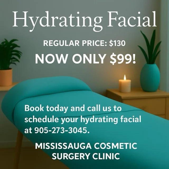 January Special: Hydra Facial!

For the month of January, we’re excited to offer a fantastic special on our Hydrating  Facial! This treatment is perfect for combating winter dryness, helping to hydrate your skin while cleansing and exfoliating. Enjoy brighter skin and overall improved skin health.

Don’t miss out—book your hydrating facial today! Call us at 905-273-3045 to schedule your appointment with Suzanne.